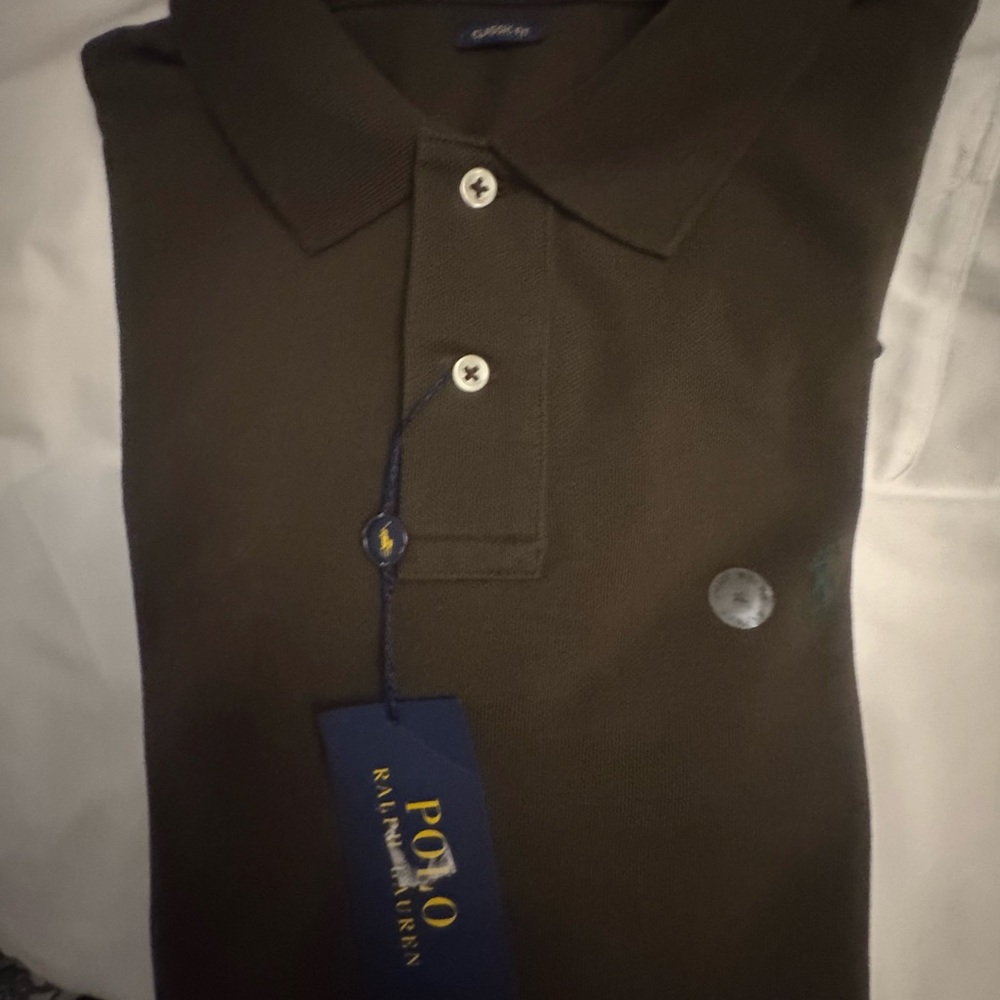 Polo by Ralph Lauren Brown Polo Shirt Classic Style